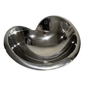 NEW Nambe Mini Love Bowl modern art small silver heart shaped decorative bowl